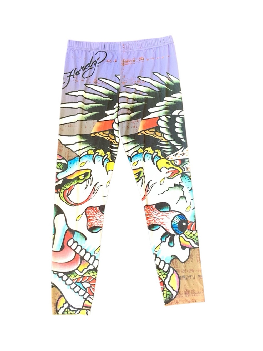 Ed Hardy All Over Print Dragon Tattoo Leggings